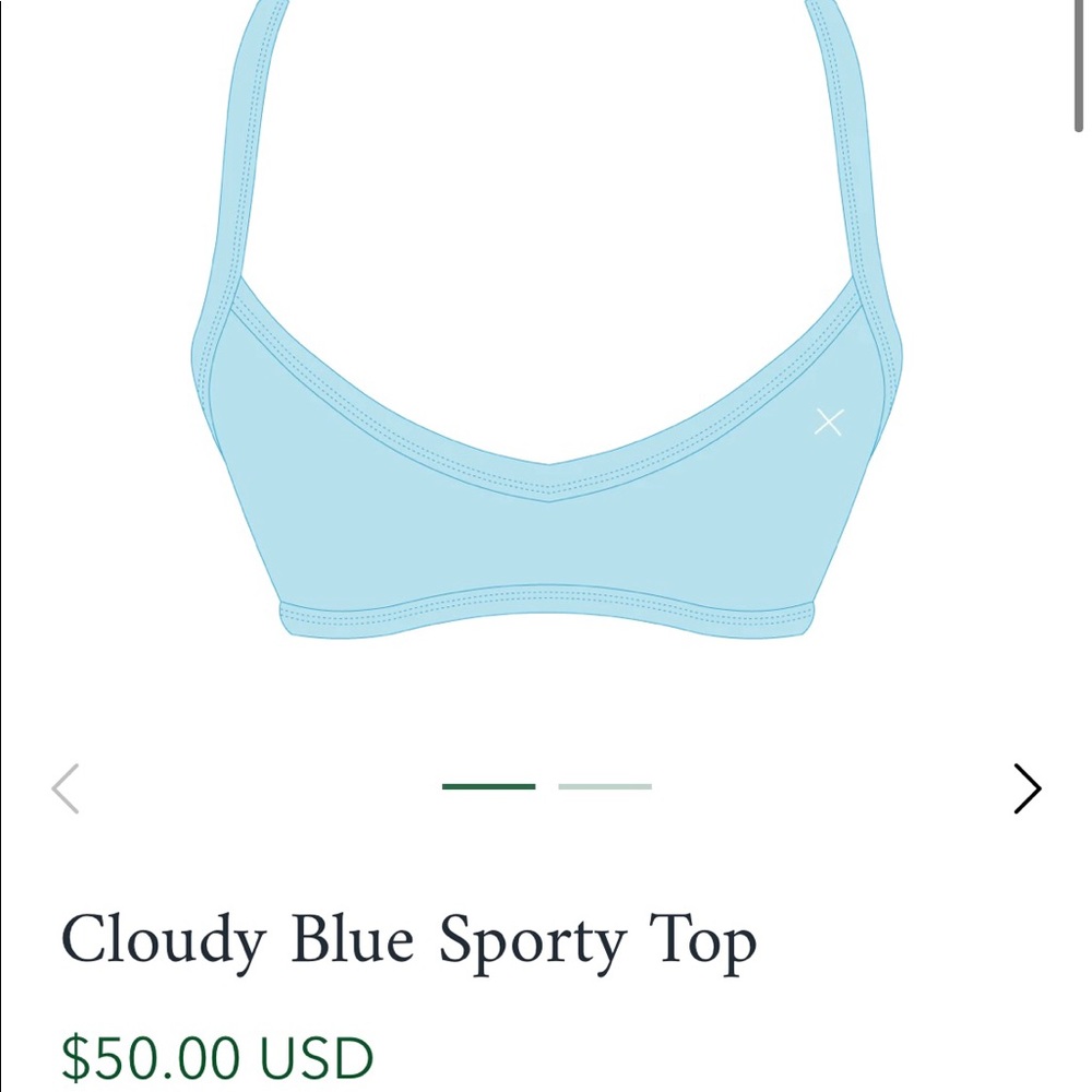 Boutine La Sporty Top in cloudy blue
